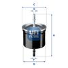 Паливний фільтр UFI 31.811.00