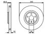 Bosch Brake Disc 0 986 479 464