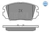 Meyle Brake Pad Set, disc brake 025 246 1817/W