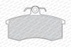 Ferodo Brake Pad Set, disc brake FDB527