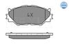 Meyle Brake Pad Set, disc brake 025 239 8317