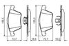 Bosch Brake Pad Set 0 986 494 492 (0986494492)