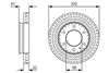 Гальмівний диск BOSCH 0986479 V32 (BD2266, E1 90R-02C0074/1635)