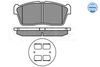 Meyle Brake Pad Set, disc brake 025 235 0715