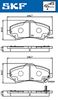 Комплект гальмівних колодок, дискове гальмо SKF VKBP 80334 A (24604, 24605)