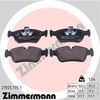 Комплект гальмівних колодок, дискове гальмо ZIMMERMANN 21925.175.1 (21925, 21926, D781-7847)