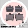 Набір гальмівних колодок, гальма диска ZIMMERMANN 23078.160.1 (23078)