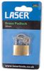Laser Tools Brass Padlock 30mm