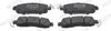 Комплект тормозных колодок, дисковый тормоз FERODO FDB5246 (25581, 25582)