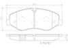 BREMBO Brake Pad Set, disc brake P 50 129G