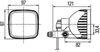 HELLA Arbeitsscheinwerfer - 1GA 996 179-021