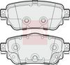APEC Brake Pad Set, disc brake PAD2013