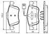 комплект спирачно феродо, дискови спирачки