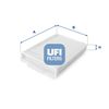 Фильтр салона UFI 53.107.00