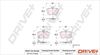 Комплект тормозных колодок, дисковый тормоз Dr!ve+ DP1010.10.0030