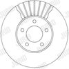 Brzdový kotouč 562292JC