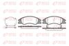Комплект гальмівних колодок, дискове гальмо REMSA 1134.02 (PCA113402, 24218, 24219, 24220)
