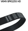 ozubený klínový řemen VKMV 8PK1255 HD