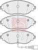 DriveTec Brake Pads DBPPAD3389
