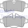 Комплект тормозных колодок, дисковый тормоз DELPHI LP2022 (24289, 24290, D1309-8424)