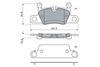 Комплект тормозных колодок, дисковый тормоз BOSCH 0 986 424 972 (BP2589, E4 90R - 02A0795/3243, 22990)