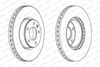 Ferodo DDF330C Brake Disc Pair of Discs