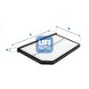 Фільтр салону UFI 53.385.00