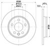 Brzdový kotouč PCD10562