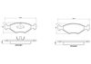 BREMBO Brake Pad Set, disc brake P 85 196