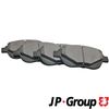 Комплект гальмівних колодок, дискове гальмо JP GROUP 4163601810 (4163601819)