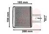 Теплообмінник, опалення салону VAN WEZEL 08006042