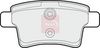 APEC Brake Pad Set, disc brake PAD1526