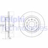 Тормозной диск DELPHI BG3731C