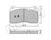 Комплект тормозных колодок, дисковый тормоз METELLI 22-0695-0 (D1263, 20217)