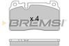 Набір гальмівних колодок, дисковий гальмо BREMSI BP3592 (SPB592)