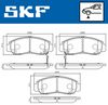 комплект спирачно феродо, дискови спирачки