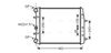 Радиатор, охлаждение двигателя AVA QUALITY COOLING SAA2005