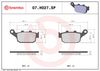BREMBO Brake Pad Set, disc brake 07HO27SP
