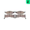 комплект спирачно феродо, дискови спирачки