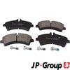 Комплект гальмівних колодок, дискове гальмо JP GROUP 1163705710 (1163705719, 2E0698451AALT)