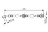 Тормозной шланг BOSCH 1 987 481 149 (BH1041)