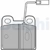 комплект спирачно феродо, дискови спирачки