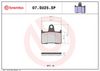 BREMBO Brake Pad Set, disc brake 07SU25SP