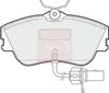 APEC Brake Pad Set, disc brake PAD1155