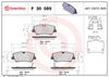BREMBO Brake Pad Set, disc brake P 30 089