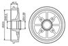 Bosch Brake Drum 0 986 477 301