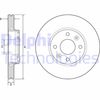Тормозной диск DELPHI BG4459C