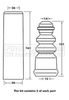 FIRST LINE Dust Cover Kit, shock absorber FPK7079