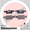Набір гальмівних колодок, дисковий гальмо ZIMMERMANN 23935.175.1 (23935, 23999)