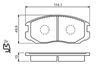Bosch Brake Pad Set, disc brake 0 986 494 397